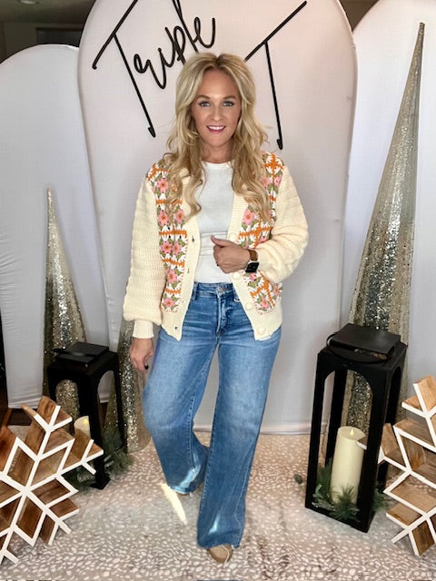 Flower Cardigan